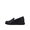 Albini 2630Z704 Hakiki Deri Siyah Loafer Ayakkabı 