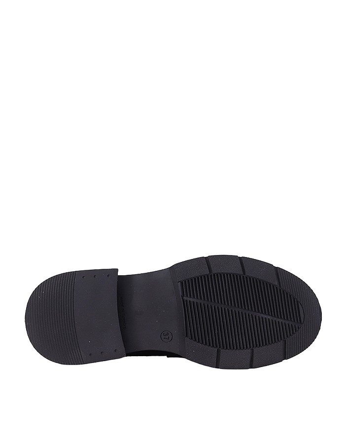  Disparita 257003 Hakiki Deri Loafer Kadın Ayakkabı Tokalı Fırfırlı