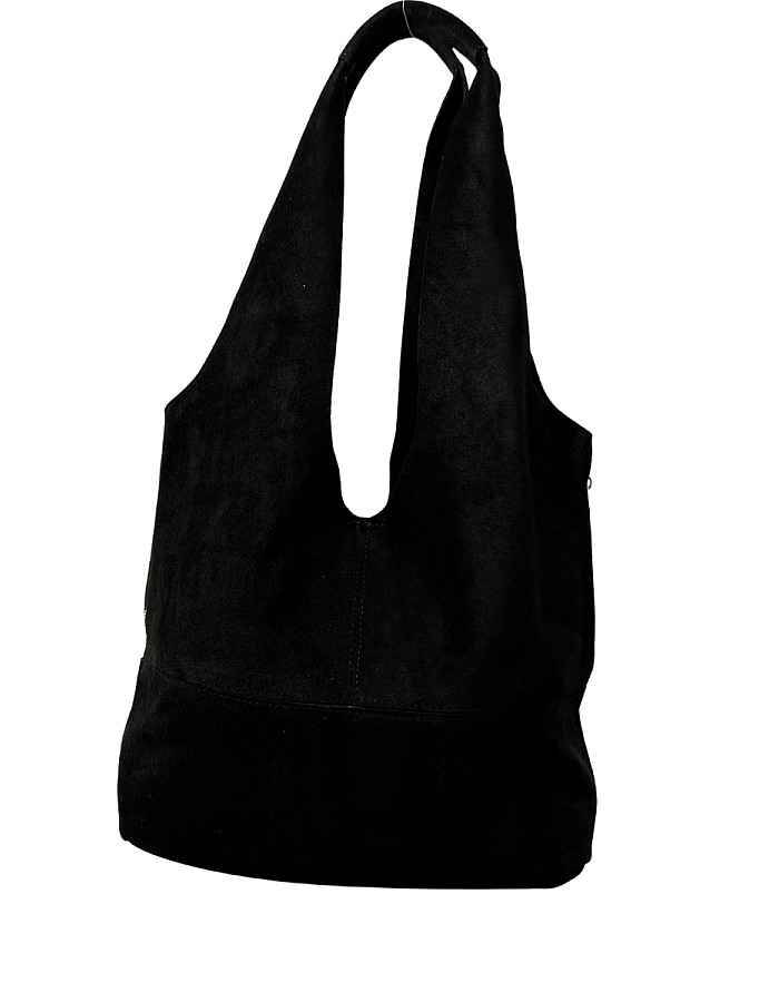 Hobby 26014 Hakiki Süet Deri Kadın Omuz Çantası