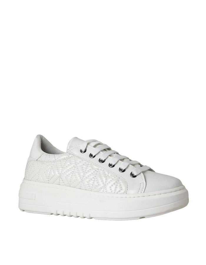 Hobby Kadın Rugan PU Modern Yüksek Tabanlı Sneaker Ayakkabı