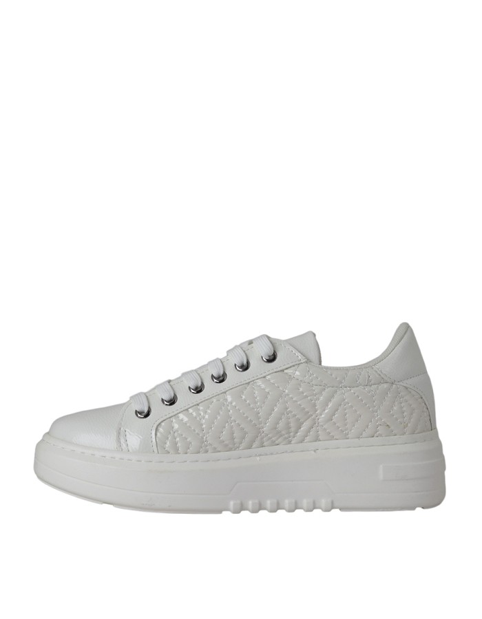 Hobby Kadın Rugan PU Modern Yüksek Tabanlı Sneaker Ayakkabı