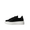 Hobby Kadın Rugan PU Modern Yüksek Tabanlı Sneaker Ayakkabı