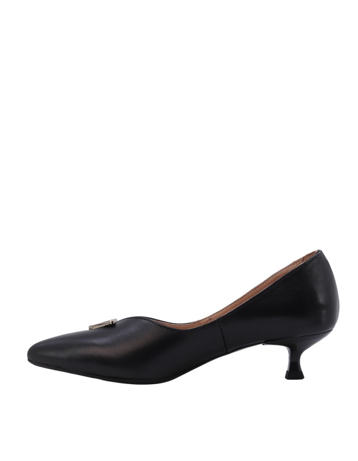 Kadın Hakiki Deri Tokalı Stiletto Siyah - Albini 26106301D Kadın Hakiki Deri Tokalı Stiletto Siyah - Albini 26106301D