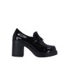 Kadın Platform Topuklu Loafer Ayakkabı Siyah - Albini 26101103R