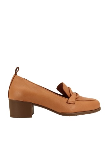 Kadın Hakiki Deri Fiyonk Detaylı Loafer Taba - Albini 26101452D Kadın Hakiki Deri Fiyonk Detaylı Loafer Taba - Albini 26101452D
