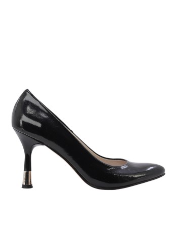 Kadın Rugan Sivri Burun Stiletto Siyah - Hobby FB26072R Kadın Rugan Sivri Burun Stiletto Siyah - Hobby FB26072R