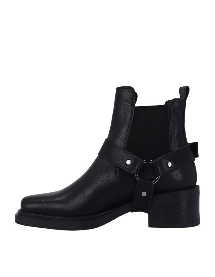 Kadın Hakiki Deri Halka Tokalı Chelsea Bot Siyah - Damla X 26425 | GiyGitsin Kadın Hakiki Deri Halka Tokalı Chelsea Bot Siyah - Damla X 26425 ürün görseli