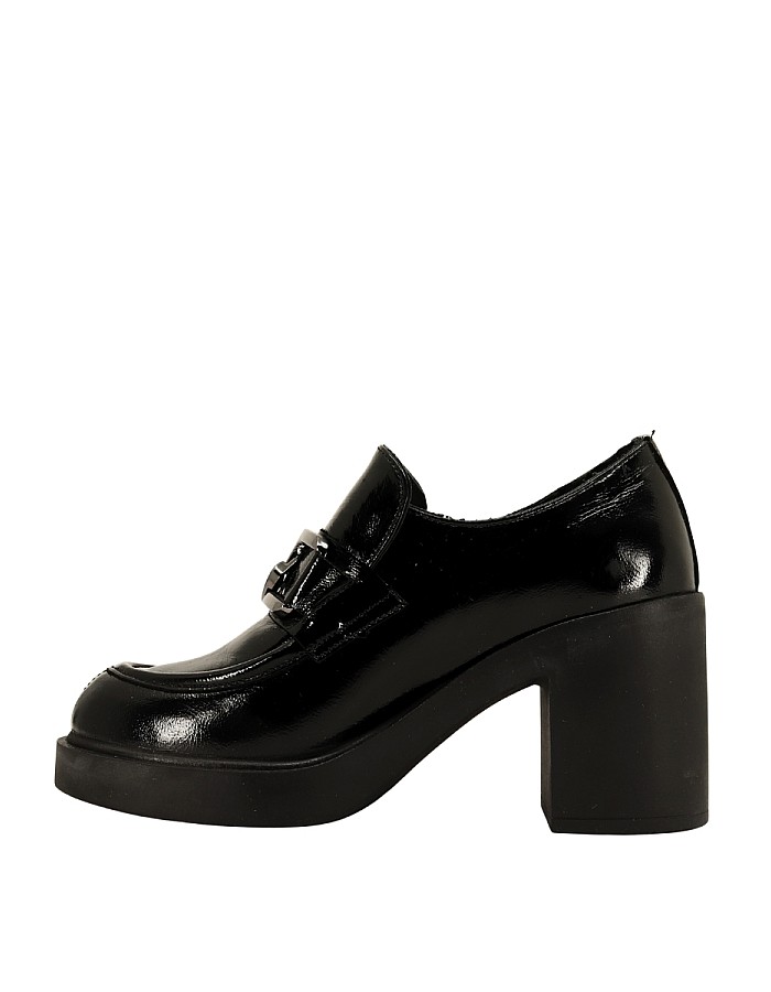 Albini 26101803R  Rugan Deri Kadın Topuklu Loafer Ayakkabı 