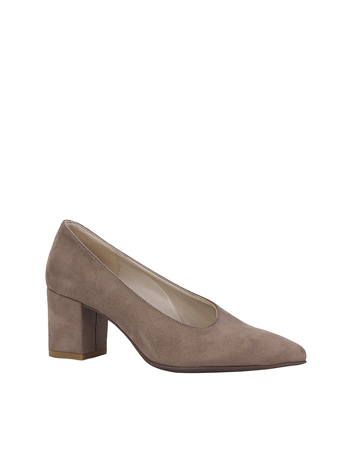 Marcatelli 267513N Hakiki Nubuk Deri Stiletto Kadın Ayakkabı
