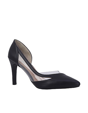 Hobby 26612 Hakiki Deri Stiletto Kadın Ayakkabı