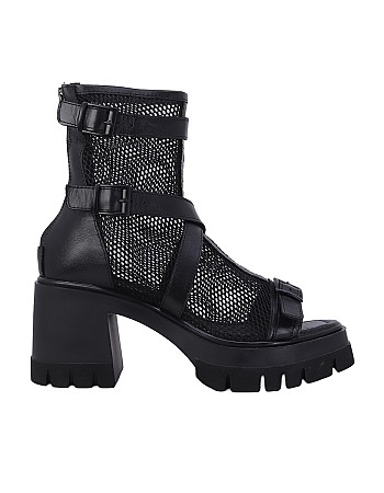 Albini 26101215 Hakiki Deri Topuklu Kadın Sandalet