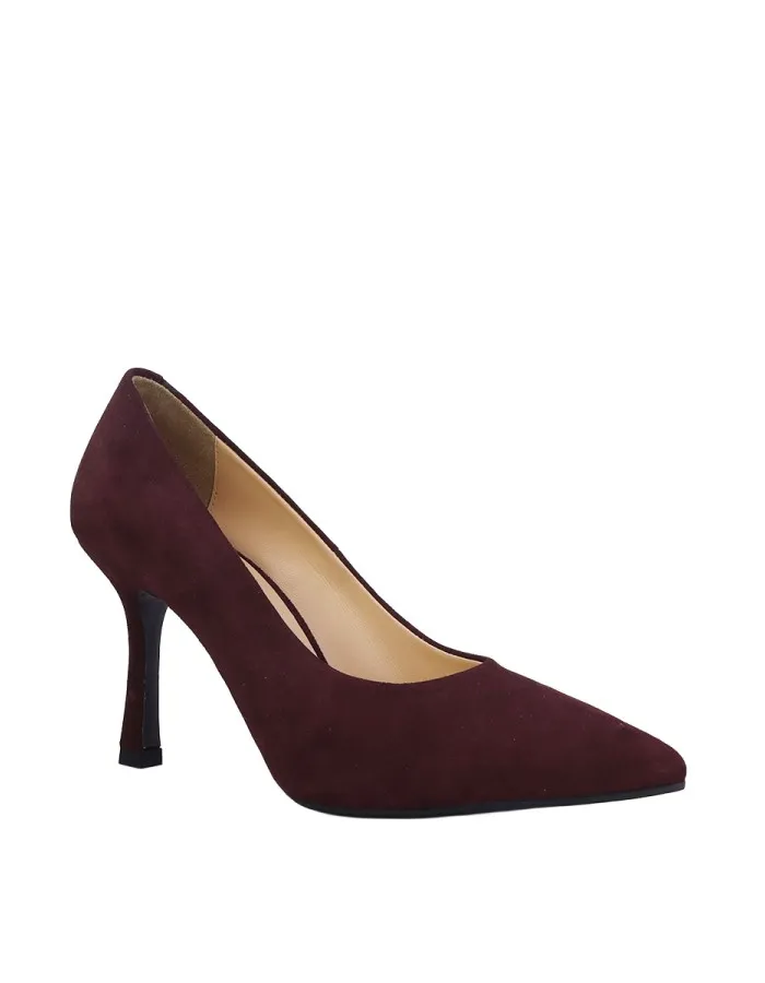 Disparita Dsp26301s Hakiki Süet Deri Kadın Stiletto
