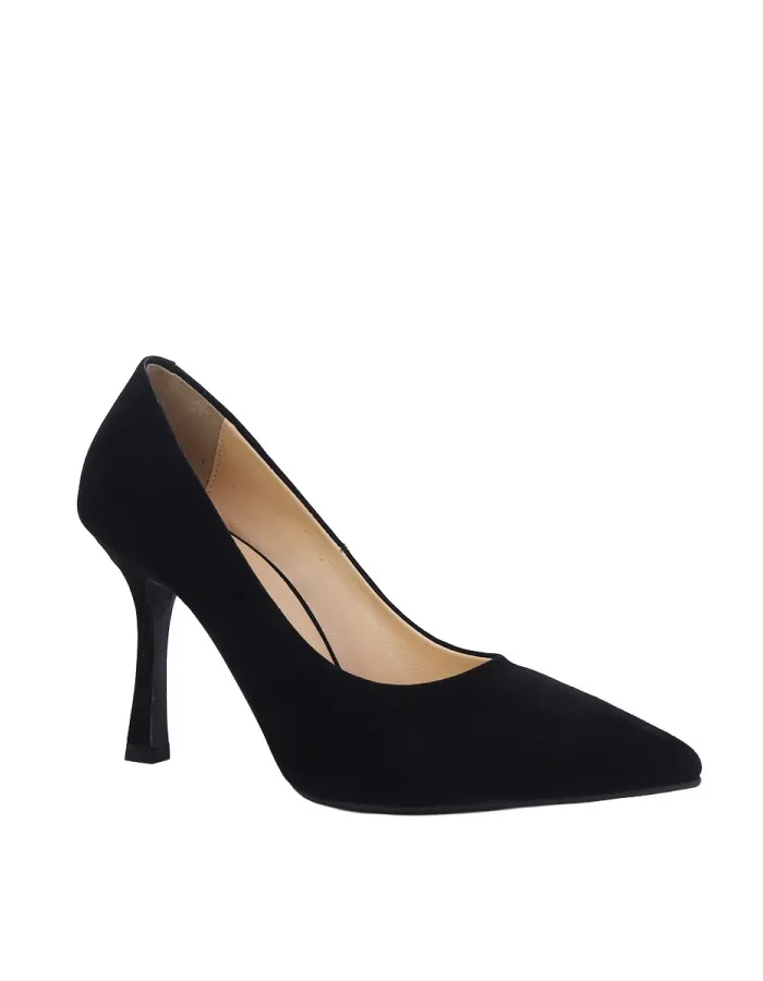 Disparita Dsp26301s Hakiki Süet Deri Kadın Stiletto