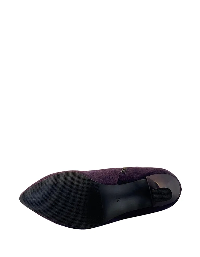 Hobby 261981S Hakiki Süet Kadın Topuklu Bot