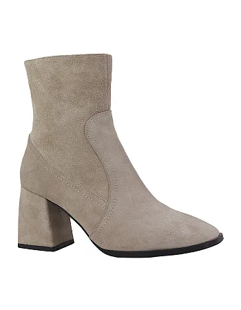  Hobby 2610 Hakiki Deri Topuklu Kadın Bot 