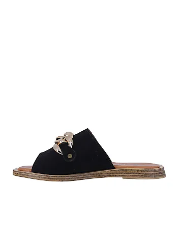 Albini 2610384 Hakiki Süet Deri Düz Kadın Terlik